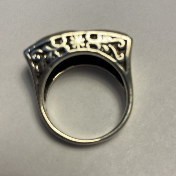 Mother of Pearl Inlaid Silver Tig - Picture 2 of 3